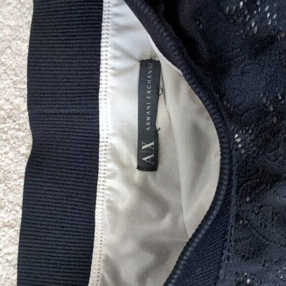 Armani Exchange Y2K Lace Stretch Whimsigoth Victorian Renaissance Skirt M - Picture 6 of 7